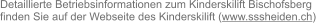 Detaillierte Betriebsinformationen zum Kinderskilift Bischofsberg finden Sie auf der Webseite des Kinderskilift (www.sssheiden.ch)